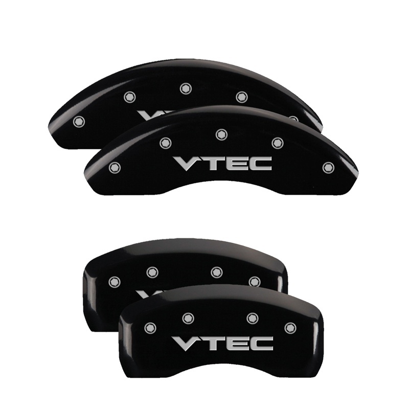 MGP Front set 2 Caliper Covers Engraved Front MGP Black finish silver ch thumbnail 6