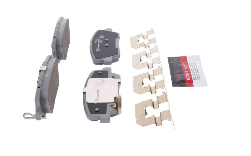 Brembo 17-18 Kia Sorento/ Hyundai Santa Fe Sport Rear NAO Brake Pad thumbnail 8