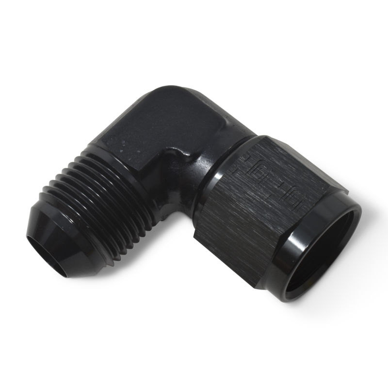 Russell Performance -8 AN 90 Degree Male AN to Female AN Fitting (Black) thumbnail 8