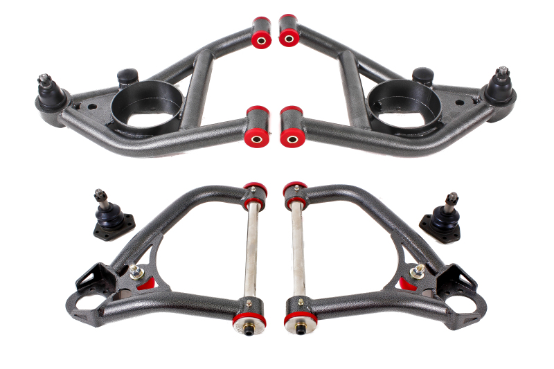 BMR 67-69 1st Gen F-Body Upper And Lower A-Arm Kit - Black Hammertone thumbnail 2