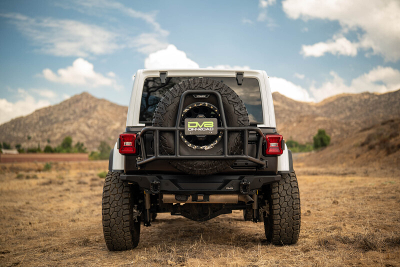 DV8 Offroad 18-25 Jeep Wrangler JL Body Mounted Tire Carrier thumbnail 7