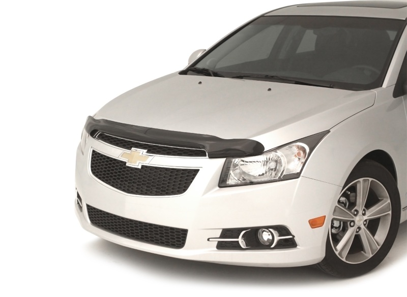 AVS 11-15 Chevy Cruze Carflector Low Profile Hood Shield - Smoke thumbnail 2
