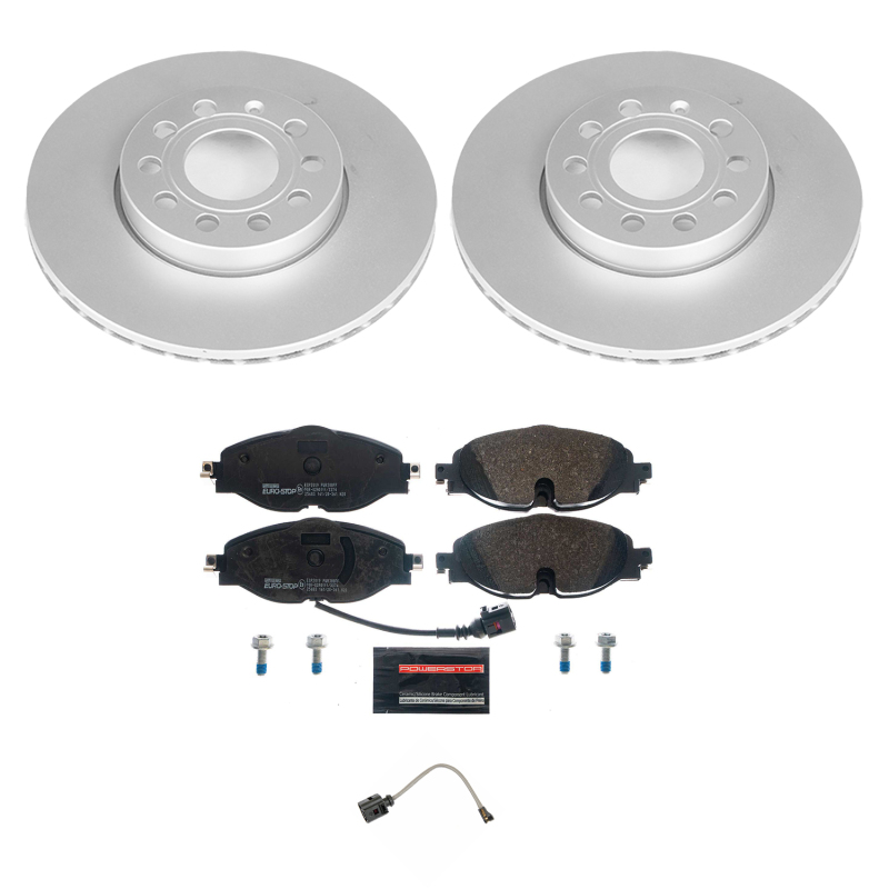 Power Stop 19-21 Volkswagen Jetta Front & Rear Eurostop Brake Kit (1x psbESK7080, 1x psbESK8337) thumbnail 8