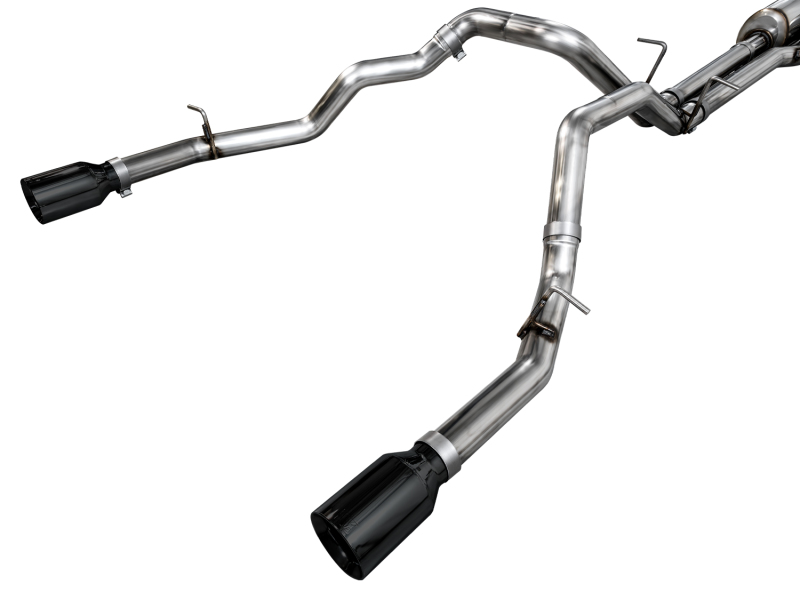 AWE Tuning 25+ RAM 1500 3.0TT 0FG Cat-Back Touring Exhaust - Diamond Black Tips thumbnail 7