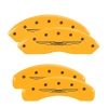 MGP 4 Caliper Covers Engraved Front & Rear Style 2/Chrysler Wing Yellow finish black ch thumbnail 8
