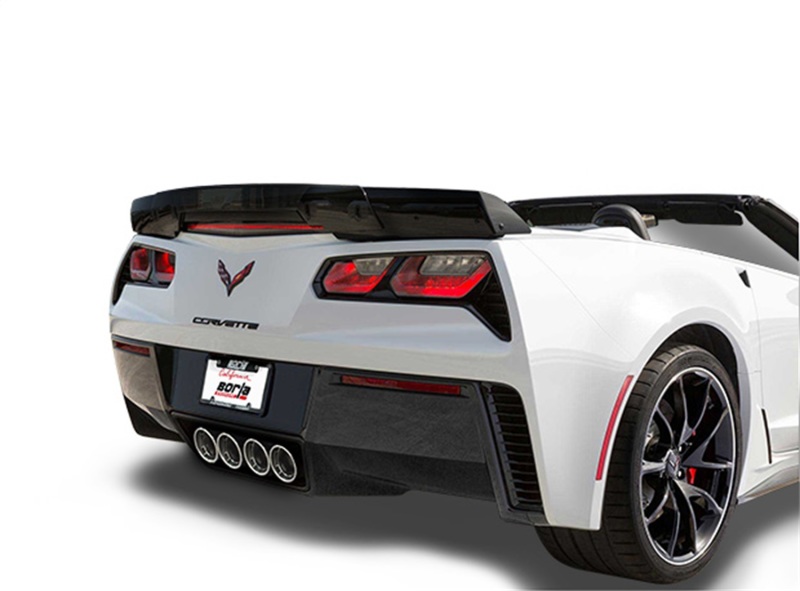 Borla 15 Chevy Corvette C7 ZO6 6.2L w/o AFM w/ NPP ATAK Quad RD RL AC Tips Center Rear Exit Exhaust thumbnail 8