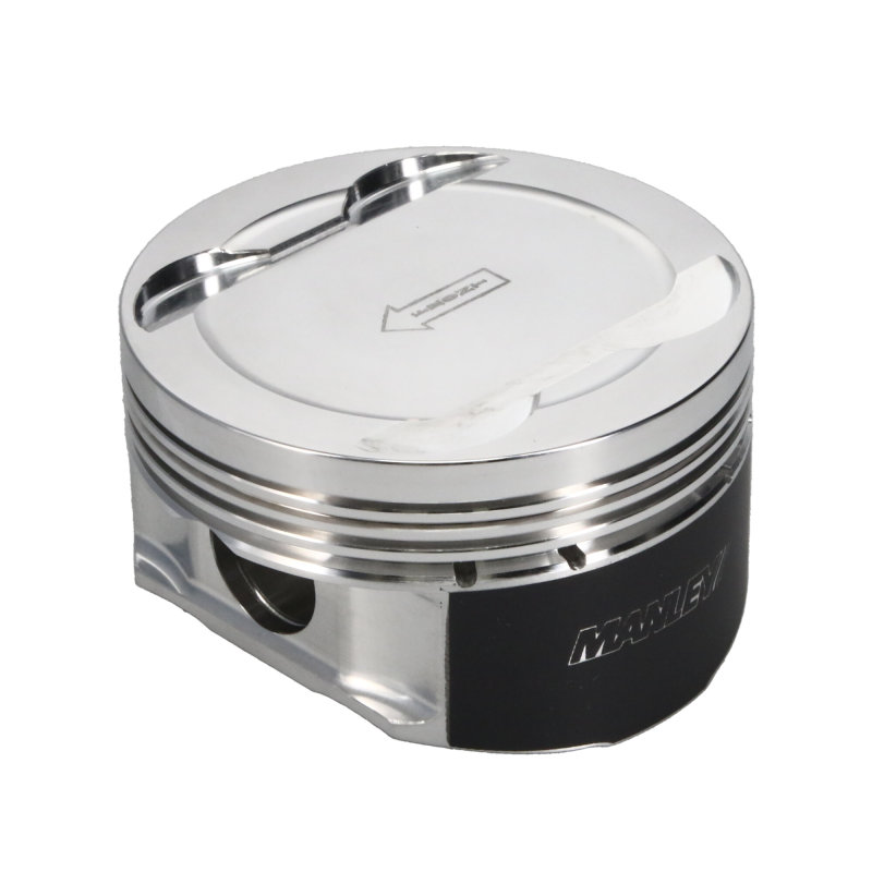 Manley Ford 3.7L Cyclone 3.770in Bore +2.0cc Coated Dome Platinum Series Pistons thumbnail 6