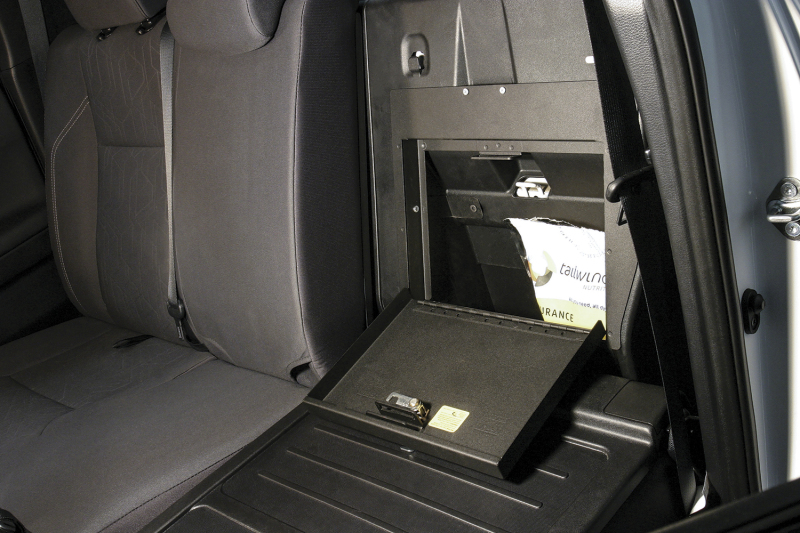 Tuffy 05-23 Toyota Tacoma Behind Seat Cubby Cover W/ Combo Lock thumbnail 9