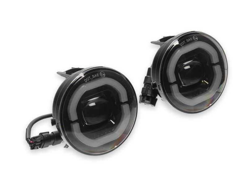 Raxiom 05-11 Toyota Tacoma LED Halo Fog Lights- White thumbnail 3