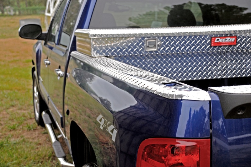 Dee Zee 02-09 Dodge Ram Bed Cap Wrap W/Stake Pockets Brite-Tread Aluminum 8Ft Bed