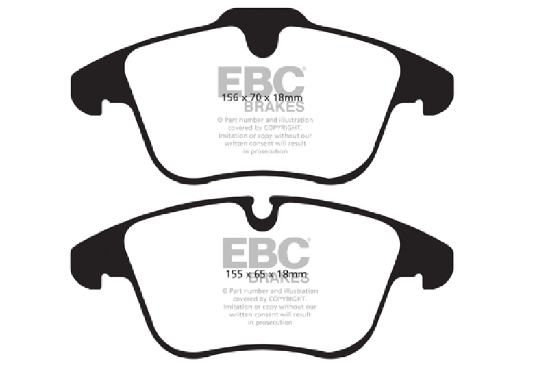 EBC S4 Brake Pad and Rotor Kit (1x ebcUSR1872, 1x ebcDP31911C) thumbnail 9