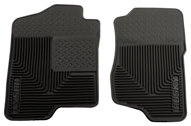 Husky Liners 07-12 GM Silverado/Sierra/Tahoe/Yukon/Escalade Heavy Duty Black Front Floor Mats thumbnail 6