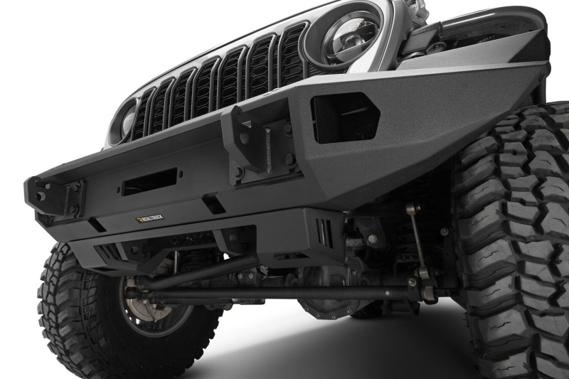 Go Rhino 18-26 Jeep Wrangler JL/JLU (Excl. LED Fog Lights) Trailline Front Bumper - Tex. Blk