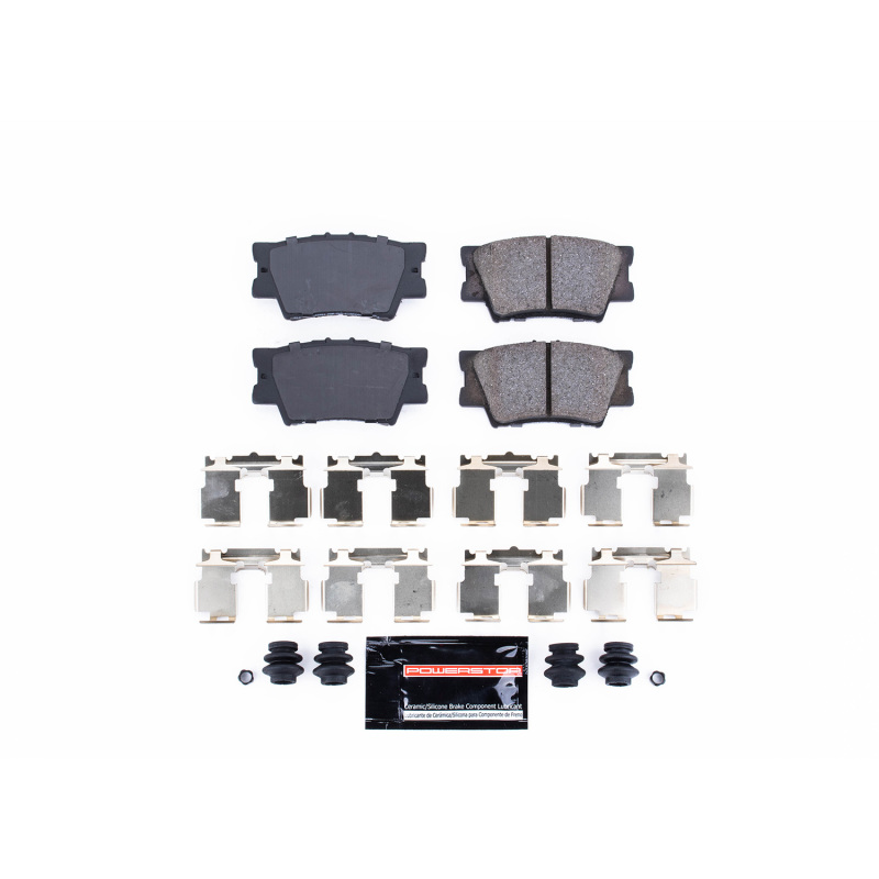Power Stop 13-18 Lexus ES300h Rear Z23 Evolution Sport Brake Pads w/Hardware thumbnail 2
