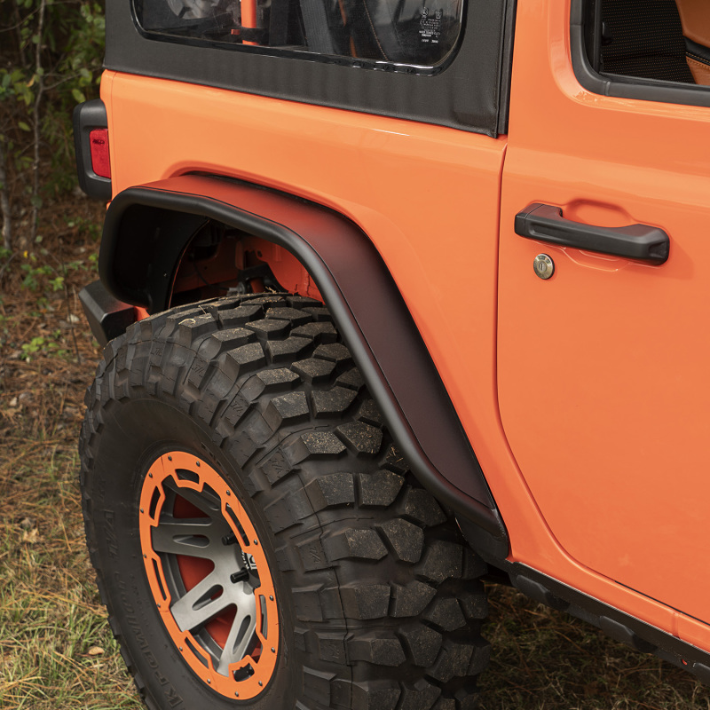 Rugged Ridge HD Steel Tube Fenders Rear Pair Black 18-19 JL thumbnail 4
