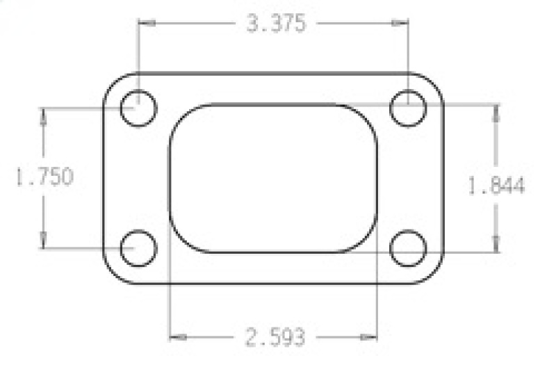 Cometic Turbo FLG T3/T4 Turbine Inlet Exhaust Gasket thumbnail 7
