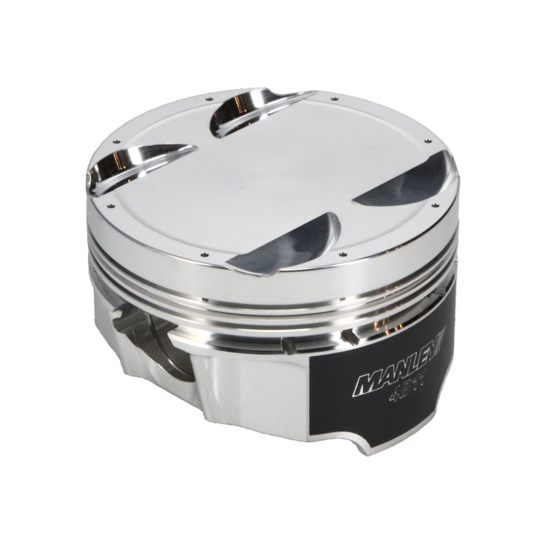 Manley Mitsubishi 4B11 86mm Bore 9.0:1 CR -5cc Dish Turbo Tuff Piston Set w/ Rings thumbnail 5