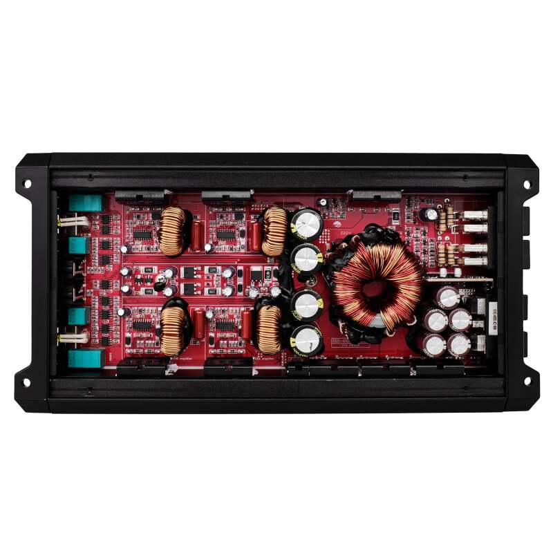 DS18 4-Channel SXE Amplifier Class D 2x 750/4ohm Bridge 4 x 430/2ohm 4 x 275/4ohm Watts RMS- Red