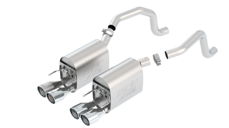 Borla 09-12 Chevy Corvette C6 Coupe/Convertible 6.2L 8cyl Aggressive ATAK Exhaust thumbnail 6