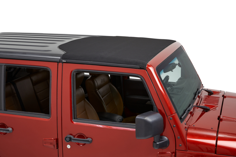 Bestop 07-18 Jeep Wrangler JK Sunrider For Hardtop (Premium Black Twill 2-Door Or 4-Door) thumbnail 5