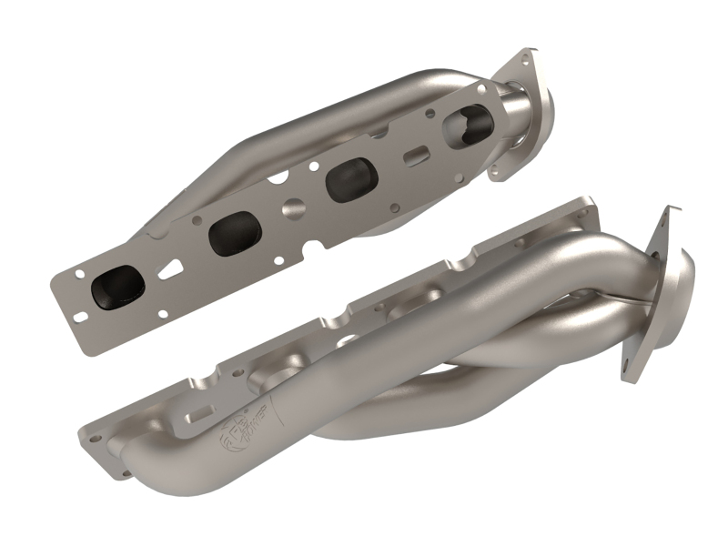 aFe Twisted Steel 11-21 Jeep Grand Cherokee (WK2) 5.7L V8 Headers - Titanium (Ceramic Coated) thumbnail 2