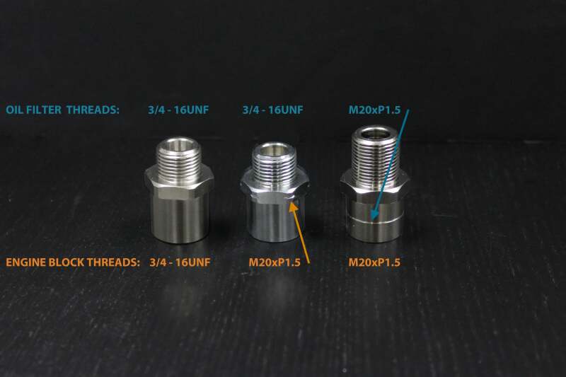 GReddy O/C ADAPTER TYPE-E ENG: 3/4-16UNF FILT: 3/4-16UNF 12AN thumbnail 4