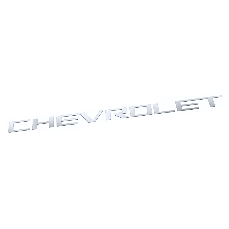 Putco 23-24 Chevrolet Colorado - Grille Letters - Black Platinum Chevrolet Letters thumbnail 4