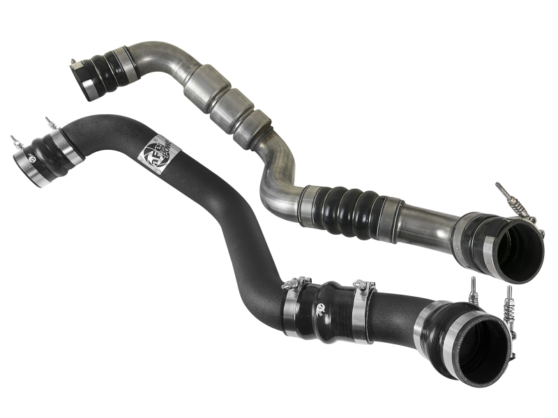 BladeRunner 3 IN Aluminum Hot Charge Pipe Black