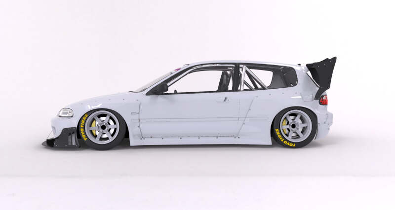GReddy Pandem 92-98 Honda Civic Hatchback (EG) Rocket Bunny Full Wide-Body Aero Kit V1.5 thumbnail 2