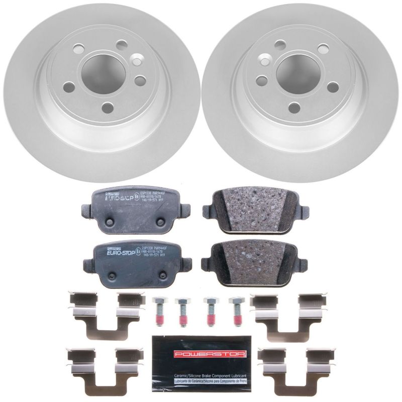 Power Stop 07-11 Volvo S80 Rear Euro-Stop Brake Kit thumbnail 2