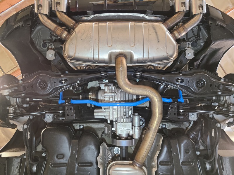 aFe 15-19 Volkswagen Golf R (MK7) L4-2.0L (t) CONTROL Series Rear Sway Bar - Blue thumbnail 8