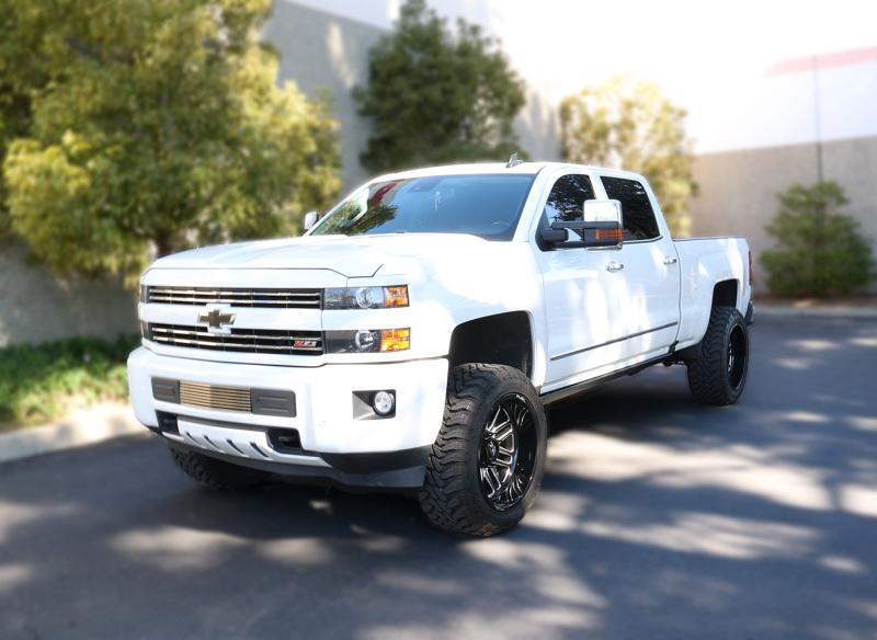RealTruck 15-19 Chevy Silverado 25/3500HD CC Dsl 4dr VoltStep Electric Running Board Kit - Tex. Blk thumbnail 6