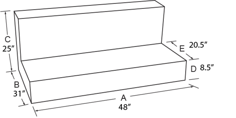 TRA L-Shape Liquid Storage Tank - Steel