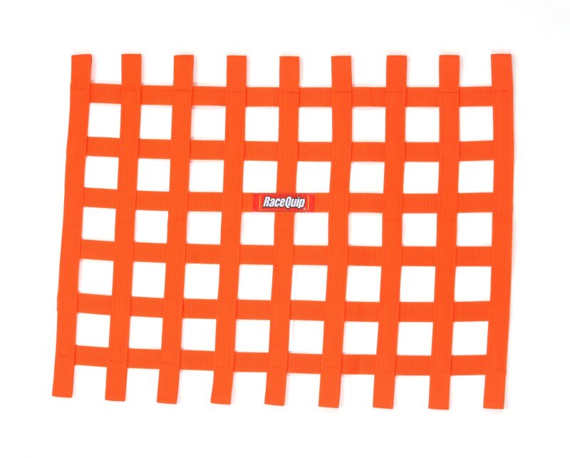 RaceQuip Orange Ribbon Window Net thumbnail 2