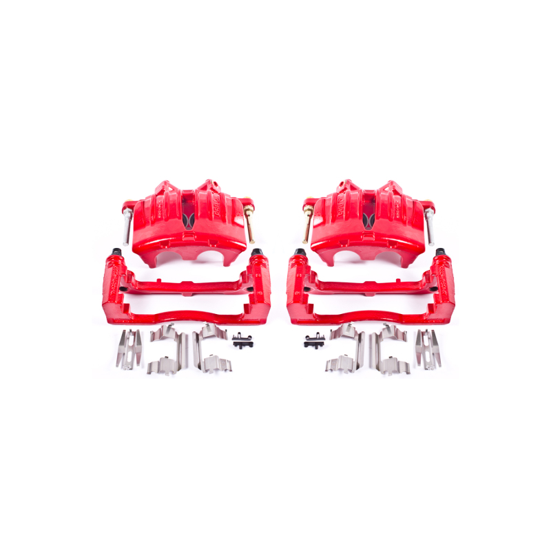 Power Stop 2005 Saab 9-7x Front and Rear Z36 Coated Kit w/Calipers (Bundled Kit) thumbnail 2