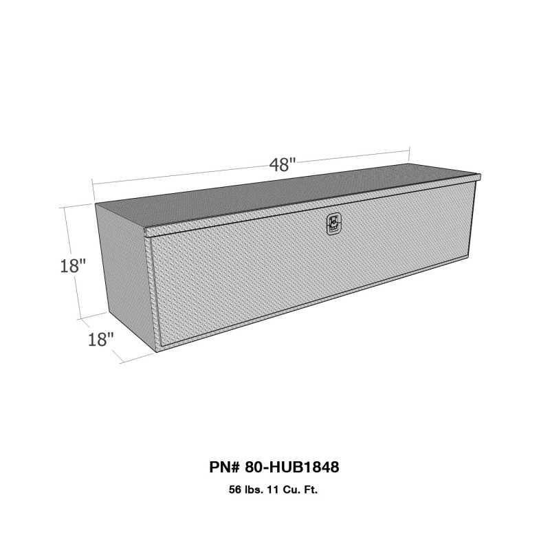 Westin/Brute HD Under Body 18in x 36in Drop Down Door - Aluminum thumbnail 2
