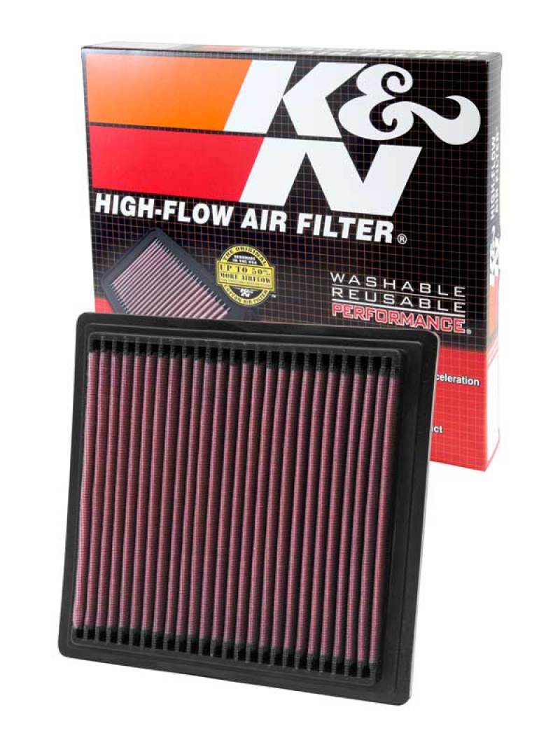 K&N 95-01 Honda Civic 1.5L/1.6L / 95-02 Honda CR-V 2.0L Drop In Air Filter thumbnail 7