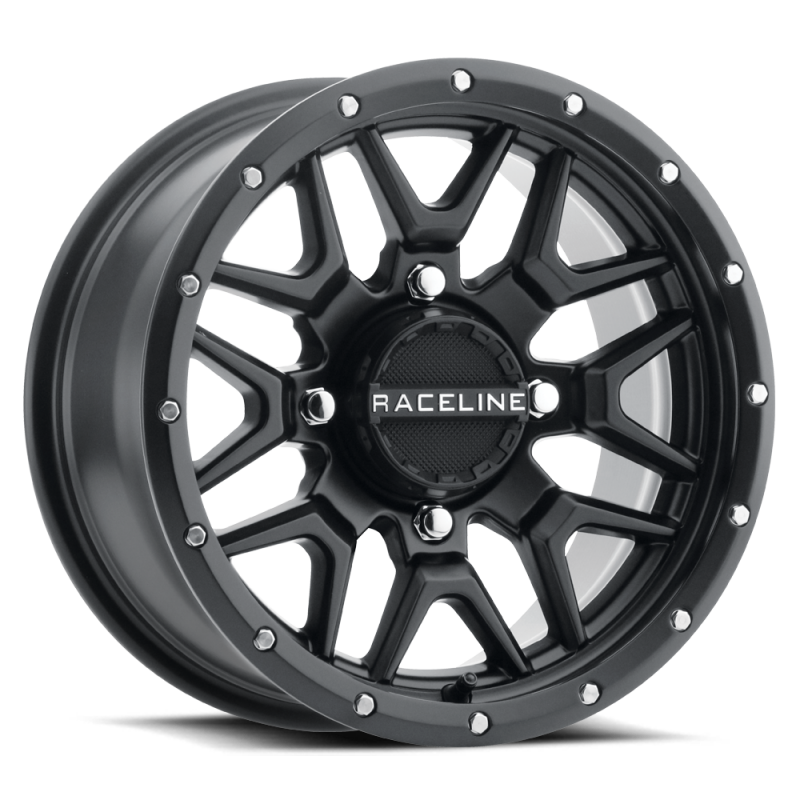 Raceline A94B Krank 14x7in / 4x137 BP / 38mm Offset / 110.18mm Bore - Satin Black Wheel thumbnail 3