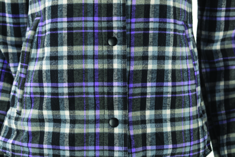Kuryakyn Leather By River Road Cameo Flannel Moto Shirt Womens - Small thumbnail 2
