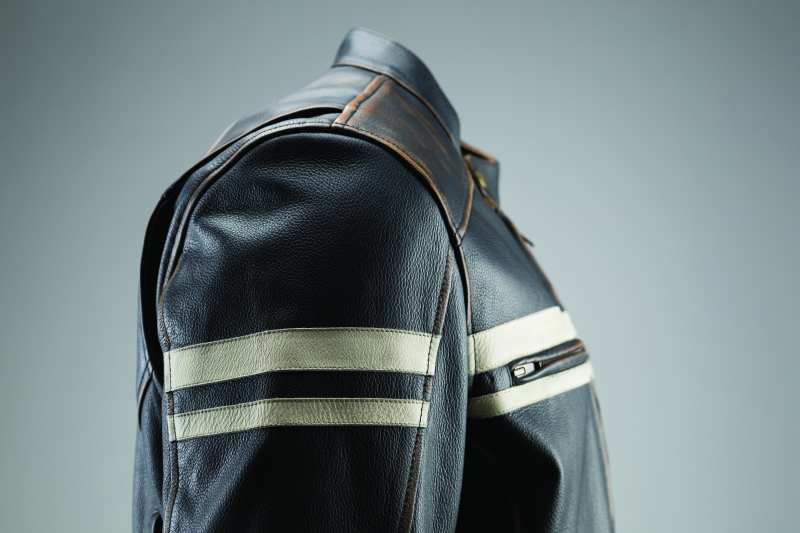 Kuryakyn Leather By River Road Hoodlum Vintage Leather Jacket Black - Small thumbnail 2