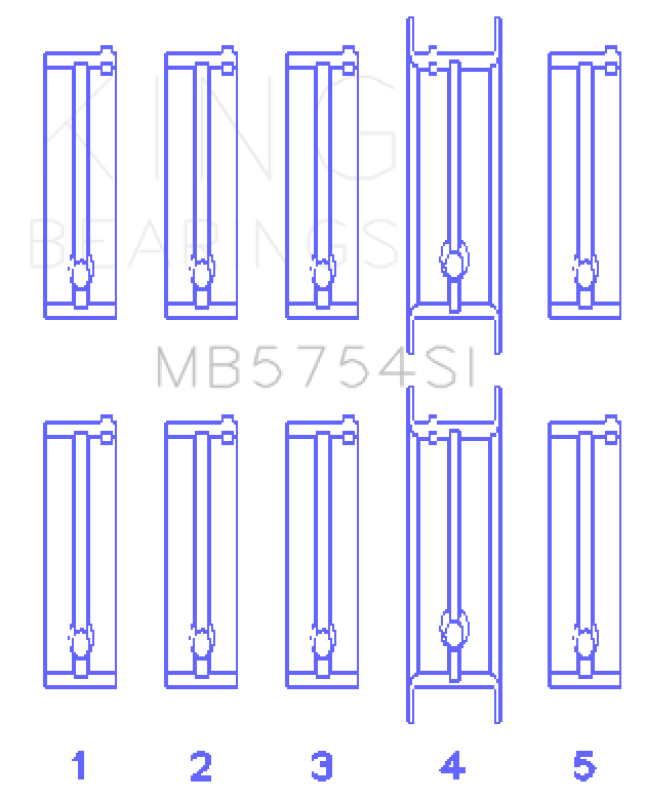 King Engine Bearings KING Main Bearings