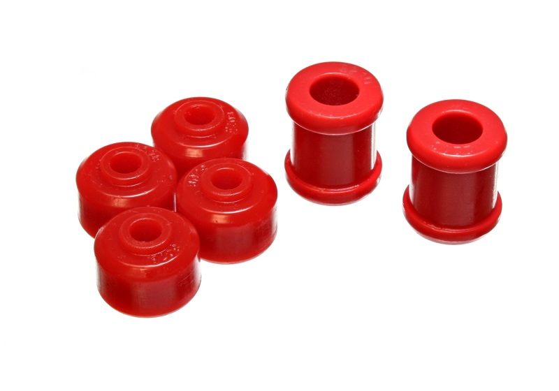 Energy Suspension 88-98 GM Silverado 1/2 Ton C-10/C1500 P/U 2WD Red Front Shock Bushing Set thumbnail 3