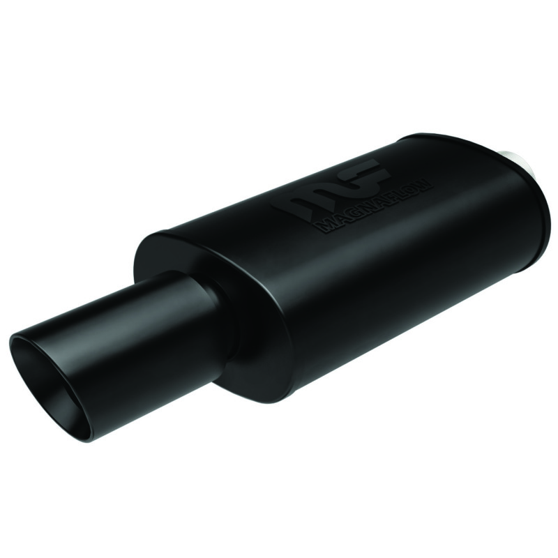 MagnaFlow Muffler with Tip Mag Blk 14x5x8 2.25/4 thumbnail 3
