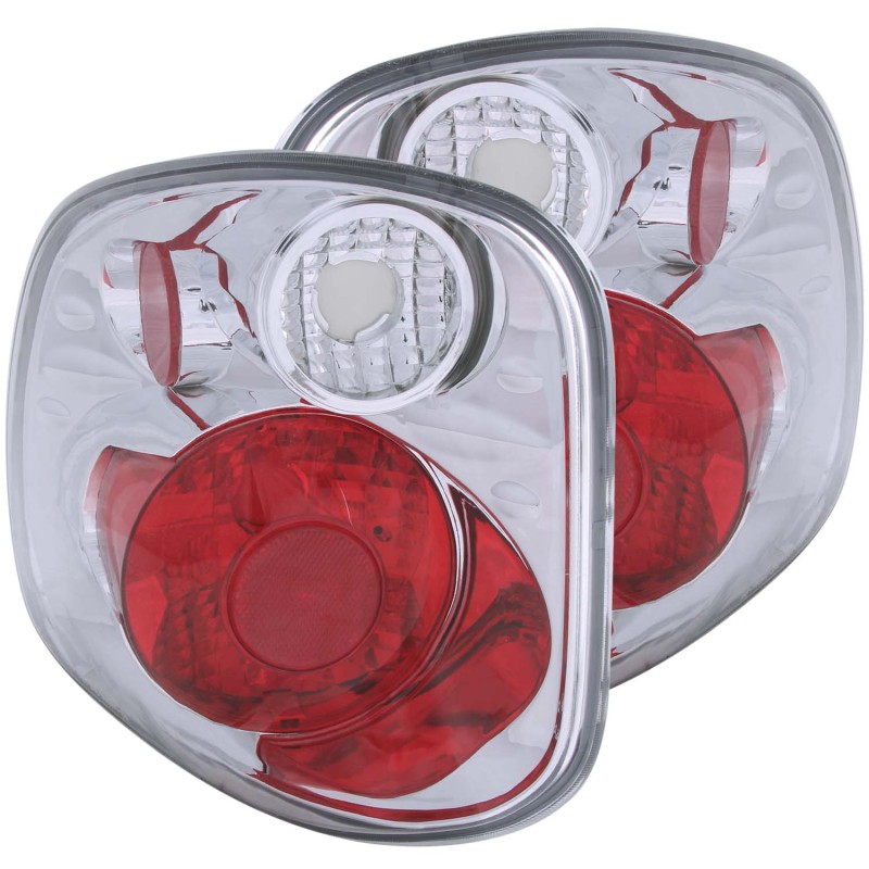 ANZO 1997-2000 Ford F-150 Taillights Chrome thumbnail 2