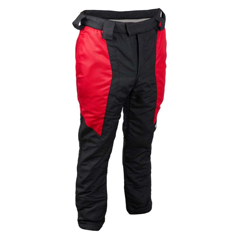 Driving Pants - Stint - SFI 3.2A/5 - Double Layer - Aramid / Nomex - Black / Red - Medium - Each