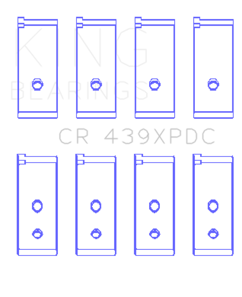 King Engine Bearings Honda B18A1/B18B1 pMaxKote Performance Rod Bearing Set thumbnail 3