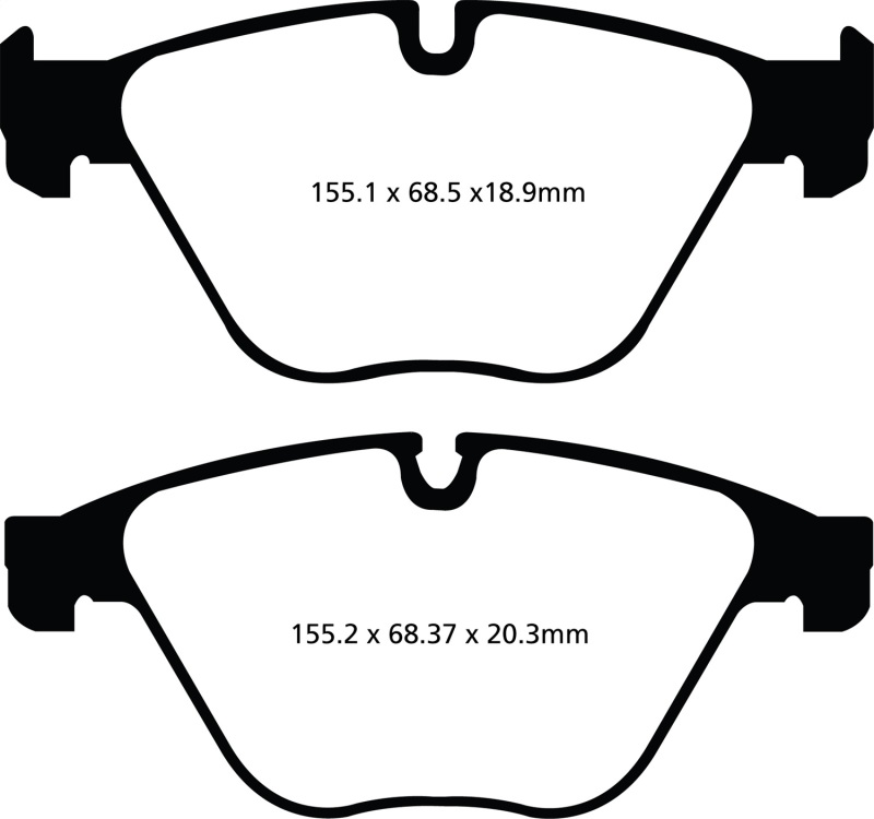EBC S2 Brake Pad and Rotor Kit (1x ebcDP22103, 1x ebcUSR1821) thumbnail 5