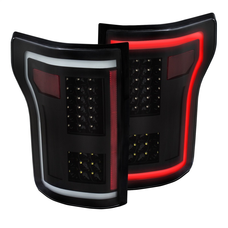 ANZO 2015-2017 Ford F-150 LED Taillights Black thumbnail 6