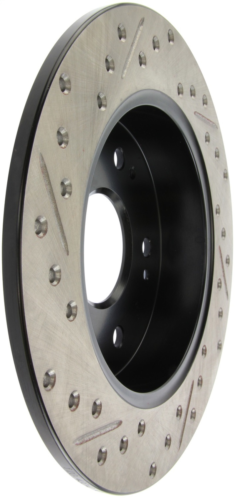 StopTech 06-09 Honda Civic Ex/Si Slotted & Drilled Left Rear Rotor thumbnail 7