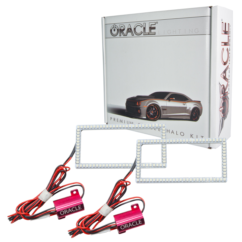 Oracle Chevrolet Silverado 14-15 LED Fog Halo Kit - White thumbnail 3